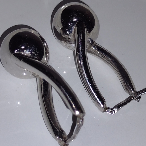 Patrick Mavros Fine London Luxury House Collection Sterling Silver Earrings 12mm - Picture 3 of 12